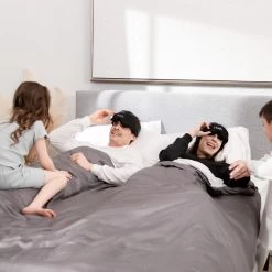 Hush Iced 2.0 The Original Cooling Weighted Blanket In White -Bedding Store bacf97919e474e05bd500a0c1d476731