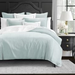 6ix Tailors Fine Linens Crown Stripe Glacier Comforter Set 9 6ix Tailors Fine Linens Crown Stripe Glacier Comforter Set -Bedding Store bfc3608e8d8e4eceba755e47f1b6a55d