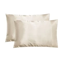 Luxury Satin Pillow Case - Super Soft Pillow Covers For Better Sleep & Hair (Pillowcase Set Of 2)