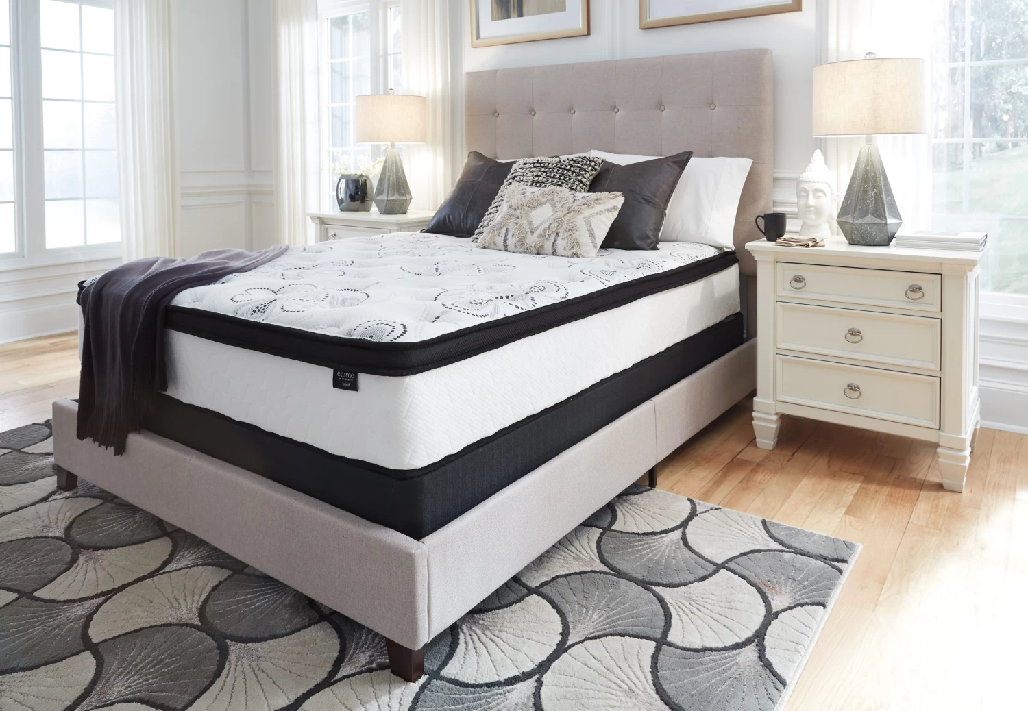 Sierra Sleep® By Ashley® Chime 12" Hybrid Ultra Plush Tight Top Twin Mattress In Box 14 Sierra Sleep® By Ashley® Chime 12" Hybrid Ultra Plush Tight Top Twin Mattress In Box - Image 12