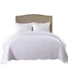 MarCielo White Cotton Quilt Set Bedspread Coverlet B34 -Bedding Store d1c7ff3e1f4a427095ce0fa8a16d085b