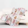 Greenland Home Everly Shabby Chic Quilted Premium Quality All Season Throw Blanket 50x60inch -Bedding Store d619499ae62e4599a8c1e22121b6a997