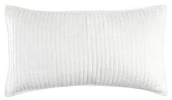 Classic Home Bari White King Velvet Cloud Sham