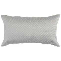 Kahn Hand Quilted Lumbar King Size Pillow Sham, Self Binding-Benzara