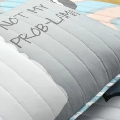 Cool As Llama Reversible Quilt 4Pc Set 16 Cool As Llama Reversible Quilt 4Pc Set -Bedding Store ddf771984efd4835974792143df2c0ed