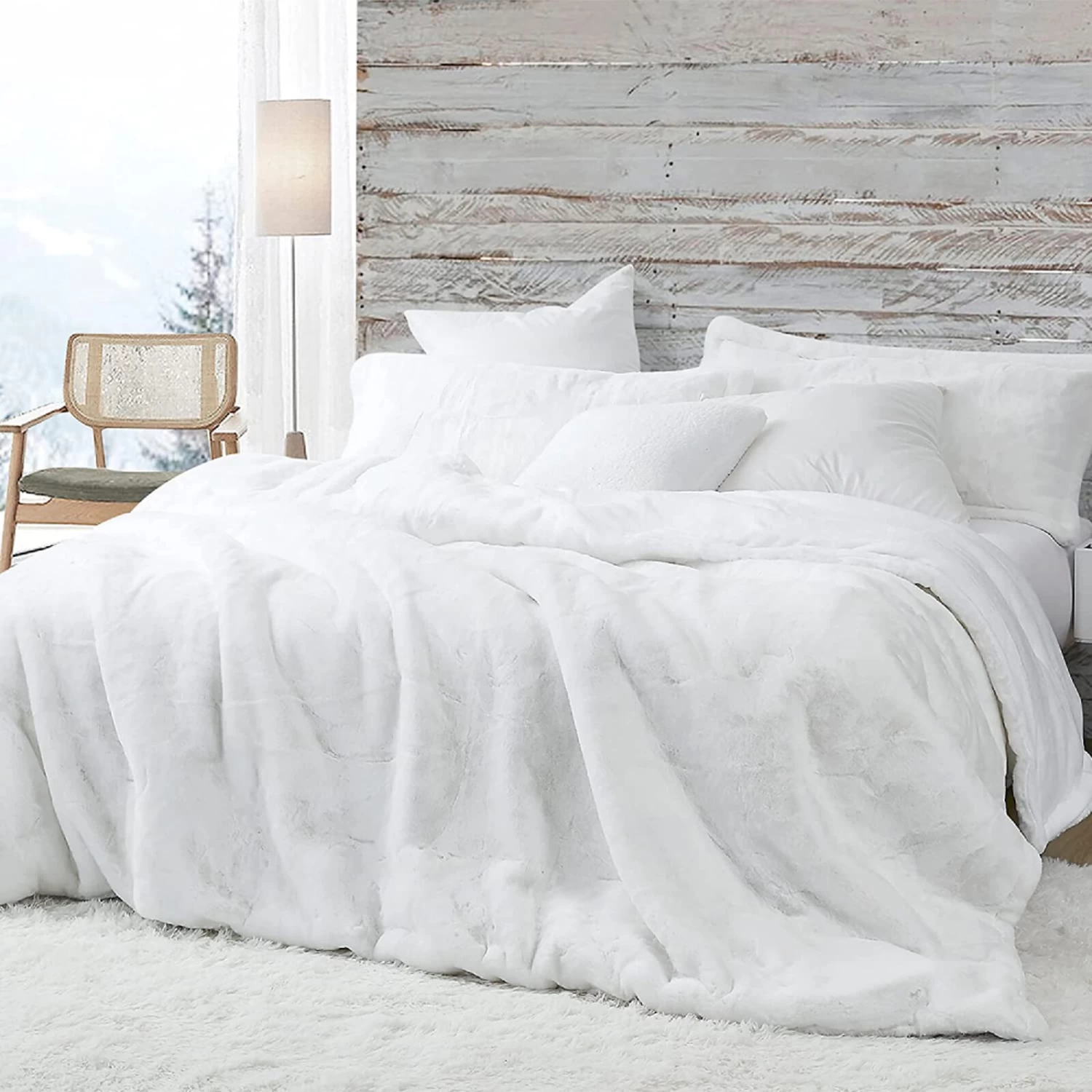 Chunky Bunny - Coma Inducer® Oversized Queen Comforter - Pure White 3 Chunky Bunny - Coma Inducer® Oversized Queen Comforter - Pure White