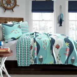 Sea Life Quilt 2Pc Set -Bedding Store df4314cf087c4979af80f639659af2cb