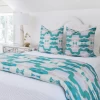 Laura Park Designs Flower Child Emerald Teal/Pink King Mircolux Duvet -Bedding Store e67ec882 3b01 4fff b5ca d6262f89af19