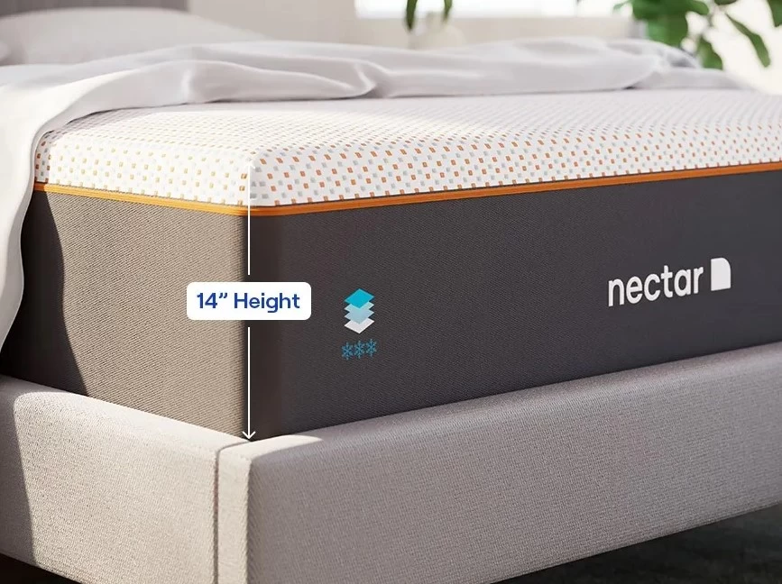Nectar Premier Copper 14" Memory Foam King Matress In A Box 8 Nectar Premier Copper 14" Memory Foam King Matress In A Box - Image 6