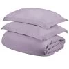 HomeRoots Pink Lavender King Cotton Blend 300 Thread Count Washable Duvet Cover Set -Bedding Store edfa0a1e8472420a8ffd2ea173aebdd4