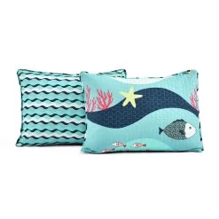 Sea Life Quilt 2Pc Set -Bedding Store eecb773084964667bf4c1de229dfb99c