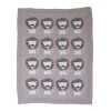 HomeRoots Grey Lots Of Lions Woven Knitted Baby Blanket -Bedding Store f392144da2f0460ab3ed11353de337a9