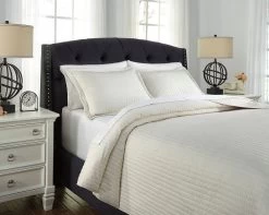 Signature Design By Ashley® Raleda Buff Queen Coverlet Set -Bedding Store f85ad560 7b56 460e acc1 837b3df4de94