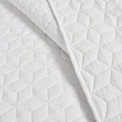 French Country Geo Ruffle Skirt Bedspread 3Pc Set -Bedding Store fb85e643561a4b3cb449e61d1a722650