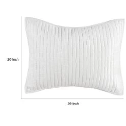 Lipa 20 X 26 Classic Handmade Standard Pillow Sham, Rayon Velvet-Benzara -Bedding Store fe518853b4914e088f9ac42bd4339b8b