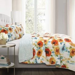 Percy Bloom Quilt 3Pc Set -Bedding Store ff61f271e6b94487a1c677bf84a8a20c