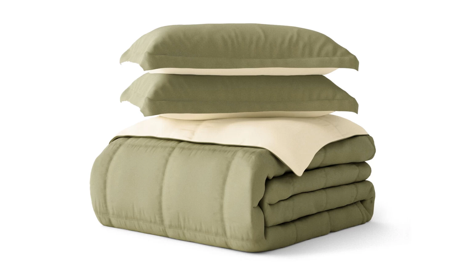 Reversible Comforter Set Super Soft Down-Alternative Bedding 3 Reversible Comforter Set Super Soft Down-Alternative Bedding