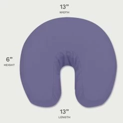NRG Cotton Poly Face Rest Covers - 5 Pack Face Cradle Covers -Bedding Store nrg cottonpoly face cover dims 1