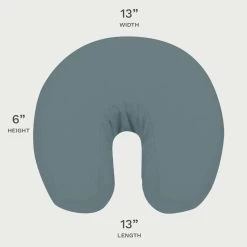 NRG® Massage Table Face Cradle & Face Rest Covers - Microfiber, 5 Pack 10 NRG® Massage Table Face Cradle & Face Rest Covers - Microfiber, 5 Pack -Bedding Store nrg microfiber face cover dims 1