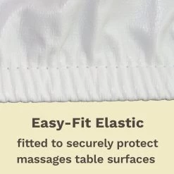 NRG® Reusable Massage Table Barrier - Moisture Barrier Table Cover -Bedding Store nrg reuse tbl barrier elasticfit
